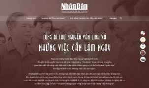 Ra mắt trang thông tin về Tổng Bí thư Nguyễn Văn Linh 