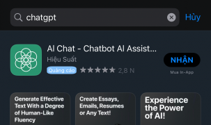 ChatGPT có mặt trên App Store