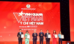 Vietcombank là một trong 5 tập thể được vinh danh tại Chương trình Vinh quang Việt Nam lần thứ 18