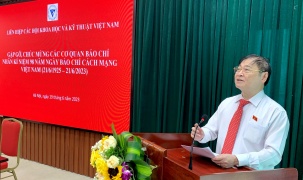 Chủ tịch Liên hiệp Hội Việt Nam chúc mừng kỷ niệm 98 năm Ngày Báo chí cách mạng Việt Nam