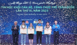 4 thí sinh đạt giải Nhất Hội thi Tin học khối cán bộ, công chức trẻ toàn quốc lần thứ IX