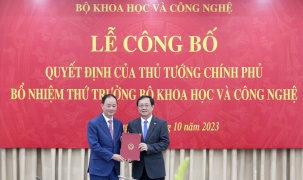 Công bố quyết định của Thủ tướng bổ nhiệm tân Thứ trưởng Bộ KH&CN