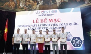 Bế mạc và trao giải thưởng kì thi Olympic Vật lý sinh viên toàn quốc lần thứ 25