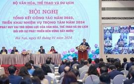 Thủ tướng dự Hội nghị tổng kết công tác năm 2023, triển khai nhiệm vụ năm 2024 của ngành VHTTDL