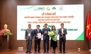 ĐH Quốc gia Hà Nội thành lập Trung tâm Đào tạo trực tuyến