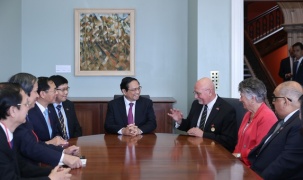 Thủ tướng tiếp Chủ tịch Hội Hữu nghị New Zealand-Việt Nam