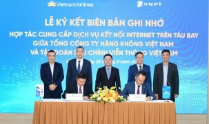VNPT và Vietnam Airlines hợp tác chiến lược, kết nối Internet trên tàu bay