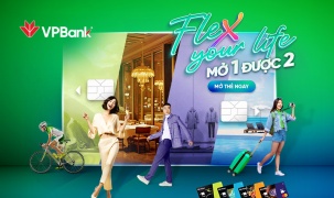VPBank ra mắt thẻ Flex: Chi tiêu linh hoạt, tự do thể hiện cá tính