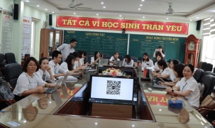 Trường THCS Nam Từ Liêm tổ chức tập huấn phần mềm thiết kế bài giảng Smartschool cho giáo viên