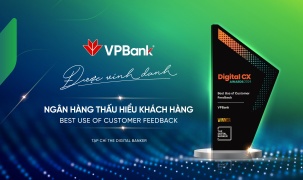 VPBank giành giải thưởng “Ngân hàng thấu hiểu khách hàng”