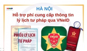 Hà Nội miễn phí cấp phiếu lý lịch tư pháp trên ứng dụng VNeID từ 1/6