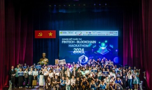 Sôi động cuộc thi liên trường đại học 'Fintech - Blockchain Hackathon 2024'