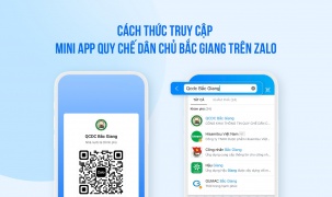 Bắc Giang ra mắt mini app ‘Quy chế dân chủ’ trên Zalo