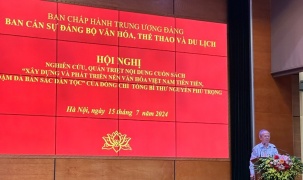 Quán triệt nội dung cuốn sách về văn hóa Việt Nam của Tổng Bí thư Nguyễn Phú Trọng