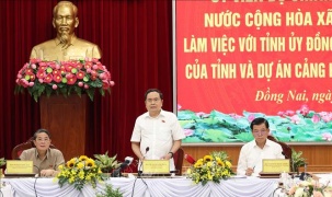 Chủ tịch Quốc hội làm việc với Ban Thường vụ Tỉnh ủy Đồng Nai