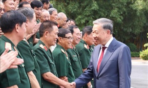 Tổng Bí thư, Chủ tịch nước Tô Lâm gặp mặt đoàn cựu chiến binh Sư đoàn 308