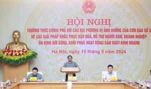 Thủ tướng chủ trì Hội nghị khắc phục hậu quả bão với 4 mục tiêu lớn