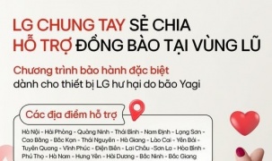 LG chung tay sẻ chia, hỗ trợ đồng bào tại vùng lũ