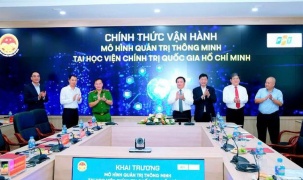 Khai trương 'Mô hình quản trị thông minh Học viện Chính trị quốc gia Hồ Chí Minh'