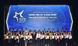 Vinh danh top 10 doanh nghiệp công nghệ số xuất sắc 2024