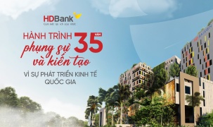 HDBANK - Hành trình 35 năm phụng sự và kiến tạo vì sự phát triển kinh tế quốc gia