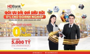 HDBank tiếp tục tăng trợ lực cho doanh nghiệp dịp cao điểm