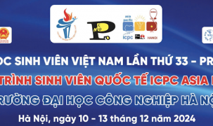 Hơn 700 sinh viên tranh tài tại Olympic Tin học Sinh viên Việt Nam lần thứ 33, Procon và ICPC Asia Hanoi 2024