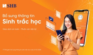 Khách hàng SHB cần bổ sung thông tin sinh trắc học trước ngày 31/12/2024