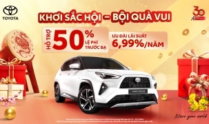 Toyota Việt Nam triển khai chương trình khuyến mại dành cho Yaris Cross trong tháng 1/2025 và khuyến mại gia hạn bảo hành cho các mẫu xe Toyota trong năm 2025