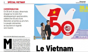 Báo chí châu Âu phản ánh đậm nét về 50 năm Chiến thắng 30/4