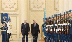 Lễ đón Tổng Bí thư Tô Lâm và Phu nhân thăm cấp Nhà nước Cộng hòa Kazakhstan
