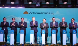 Tổng Bí thư Tô Lâm dự Lễ công bố đường bay thẳng Hà Nội - Moskva tại Liên bang Nga