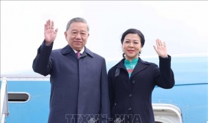 Tổng Bí thư Tô Lâm và Phu nhân bắt đầu thăm cấp Nhà nước Cộng hòa Belarus