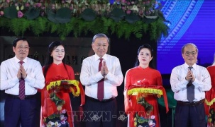 Tổng Bí thư Tô Lâm dự khai mạc Lễ hội Làng Sen toàn quốc 2025