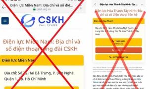 Xuất hiện website giả mạo ngành điện để lừa đảo khách hàng