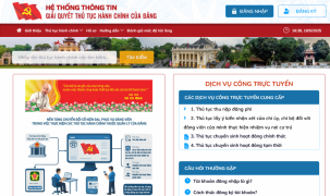 Hà Nội đưa 4 thủ tục hành chính của Đảng lên Cổng dịch vụ công quốc gia