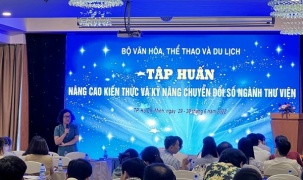 Tổ chức tập huấn về chuyển đổi số cho ngành thư viện: 