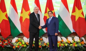 Thủ tướng Phạm Minh Chính hội kiến Tổng thống Hungary
