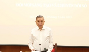 Tổng Bí thư Tô Lâm: Không có quốc gia nào trở thành hùng cường với một nền khoa học, công nghệ yếu kém
