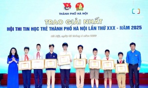 Học viên Trung tâm Tin học Code Dream toả sáng tại Hội thi Tin học trẻ Hà Nội lần thứ XXX năm 2025