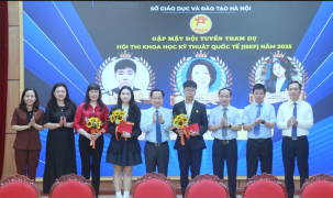 Học sinh Hà Nội giành ngôi Á quân ISEF với dự án xử lý môi trường