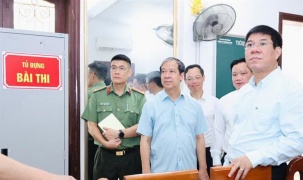 Bộ trưởng Nguyễn Kim Sơn: Coi thi đúng quy chế, xử lý nghiêm, không du di