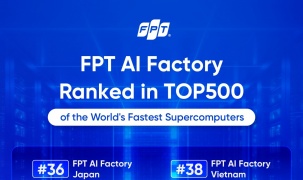 Hai nhà máy AI của FPT lọt TOP 500 siêu máy tính thế giới