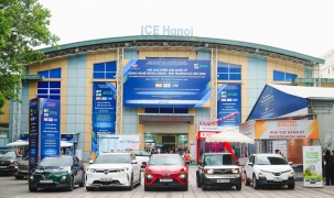 Dàn xe điện VinFast trở thành tâm điểm tại Entech Hanoi 2025