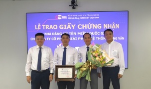 Thêm một nhà đăng ký tên miền trong nước được VNNIC cấp chứng nhận