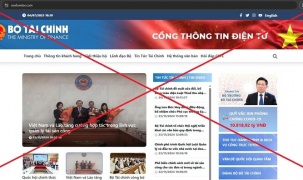 Cảnh báo giả mạo Cổng thông tin điện tử Bộ Tài chính để lừa đảo