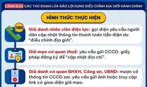 Cảnh giác với chiêu lừa đảo 'cập nhật địa giới hành chính'