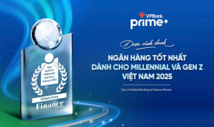 Chinh phục thế hệ trẻ, VPBank Prime nhận giải thưởng quốc tế danh giá từ Global Banking Finance Review 