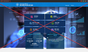 Cảnh báo website giả mạo Cổng dịch vụ công trực tuyến Bảo hiểm xã hội Việt Nam