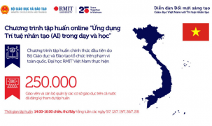 Hơn 250.000 nhà giáo và cán bộ quản lý giáo dục tập huấn về trí tuệ nhân tạo